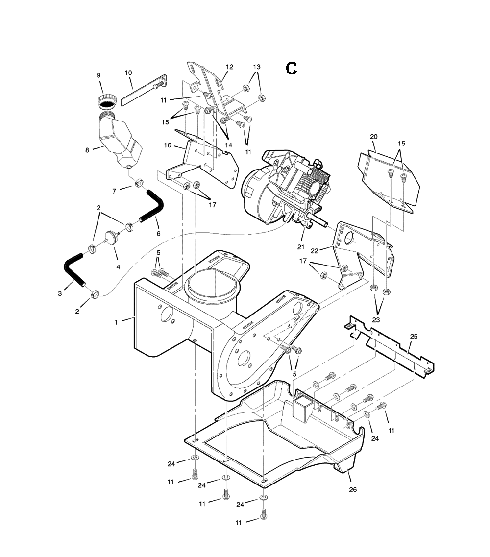 521 SSE-(621502X37NA)-Husqvarna-PB-2Break Down